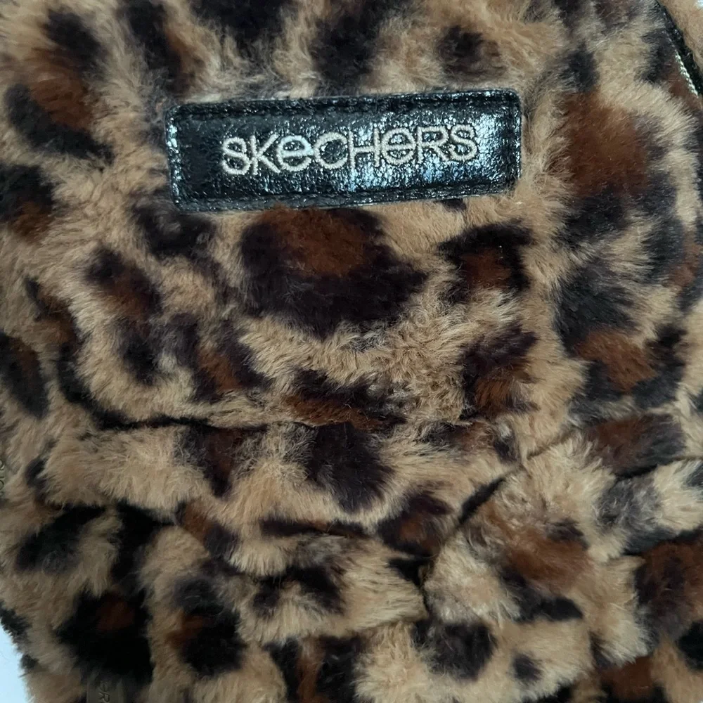 Skechers Leopard Print Faux Fur Mini Backpack - Brown/Black